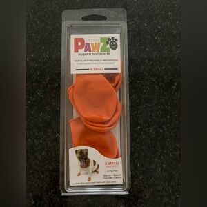 Pawz 12 XS Orange Natural Rubber Waterproof Winter Dog Boots Paws - New Box